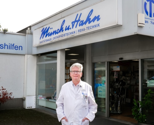 Thomas Münch vor unserem Sanitätshaus