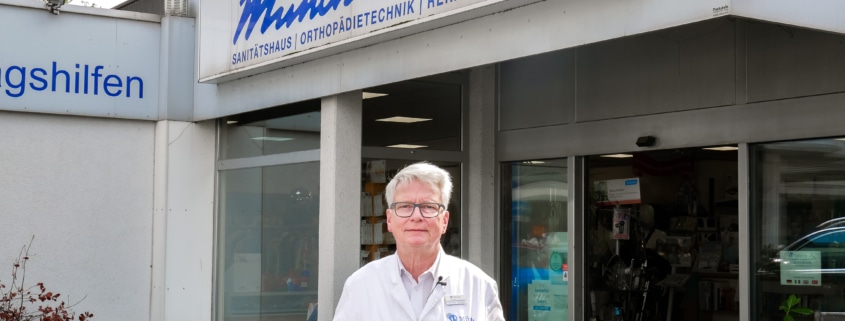 Thomas Münch vor unserem Sanitätshaus